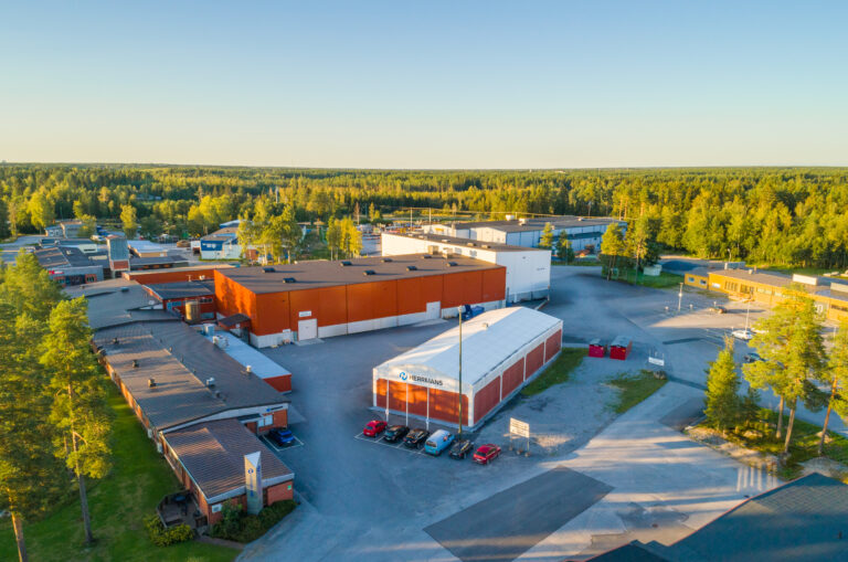 Herrmans Bike Components Finland seen from above
